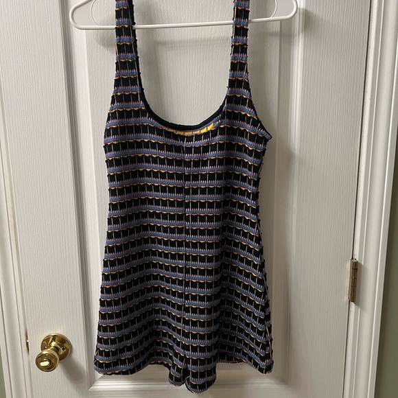 Zara Knit Jacquard Striped Jumpsuit - Picture 3 of 8